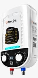 Glam Gas 25 Liter Electric Geyser Dual Knob, 3 Power Modes