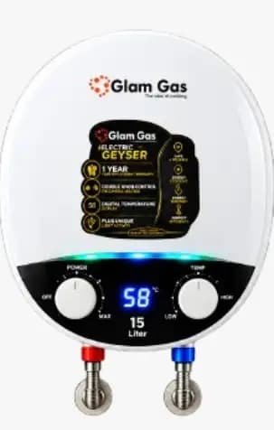 Glam Gas 15 Liter Electric Geyser – Energy Saving Water Heater
