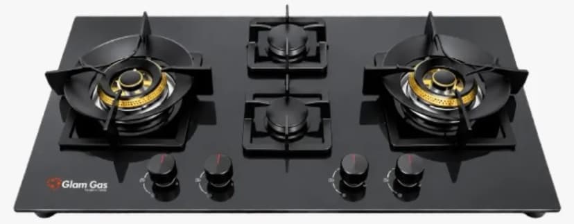 Glam Gas 4 Burner Kitchen Stove B435-Ford LPG