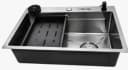 Glam Gas Kitchen Sink Lifestyle 11 Stainless Steel Basket