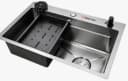 Glam Gas Kitchen Sink Lifestyle 11 Stainless Steel Basket