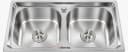 Glam Gas Kitchen Sink F-02 Stainless Steel Build