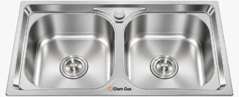 Glam Gas Kitchen Sink F-02 Stainless Steel Build