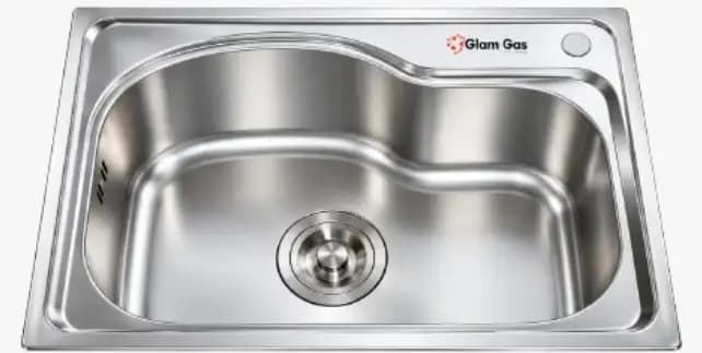 Glam Gas Kitchen Sink F-10 Single Kitchen Bowl