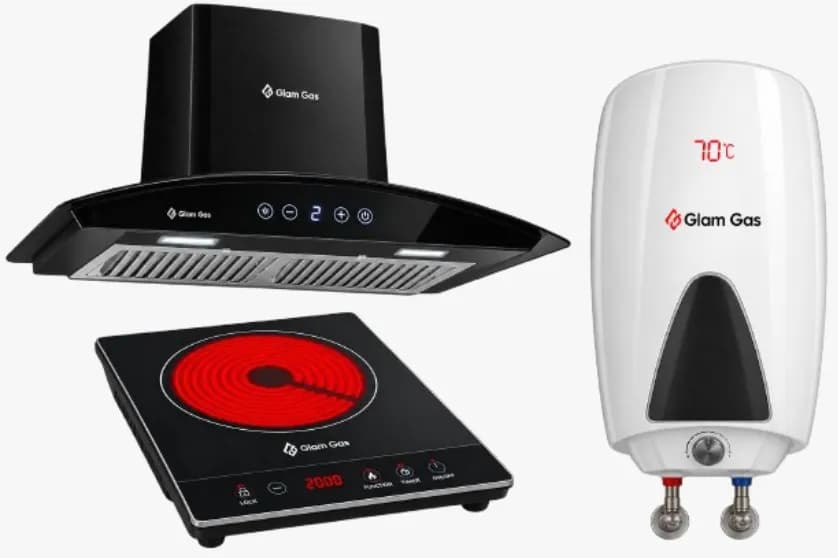 Glam Gas Rent 3 Combo Pack Airbnb & Rental Kitchen Bundle