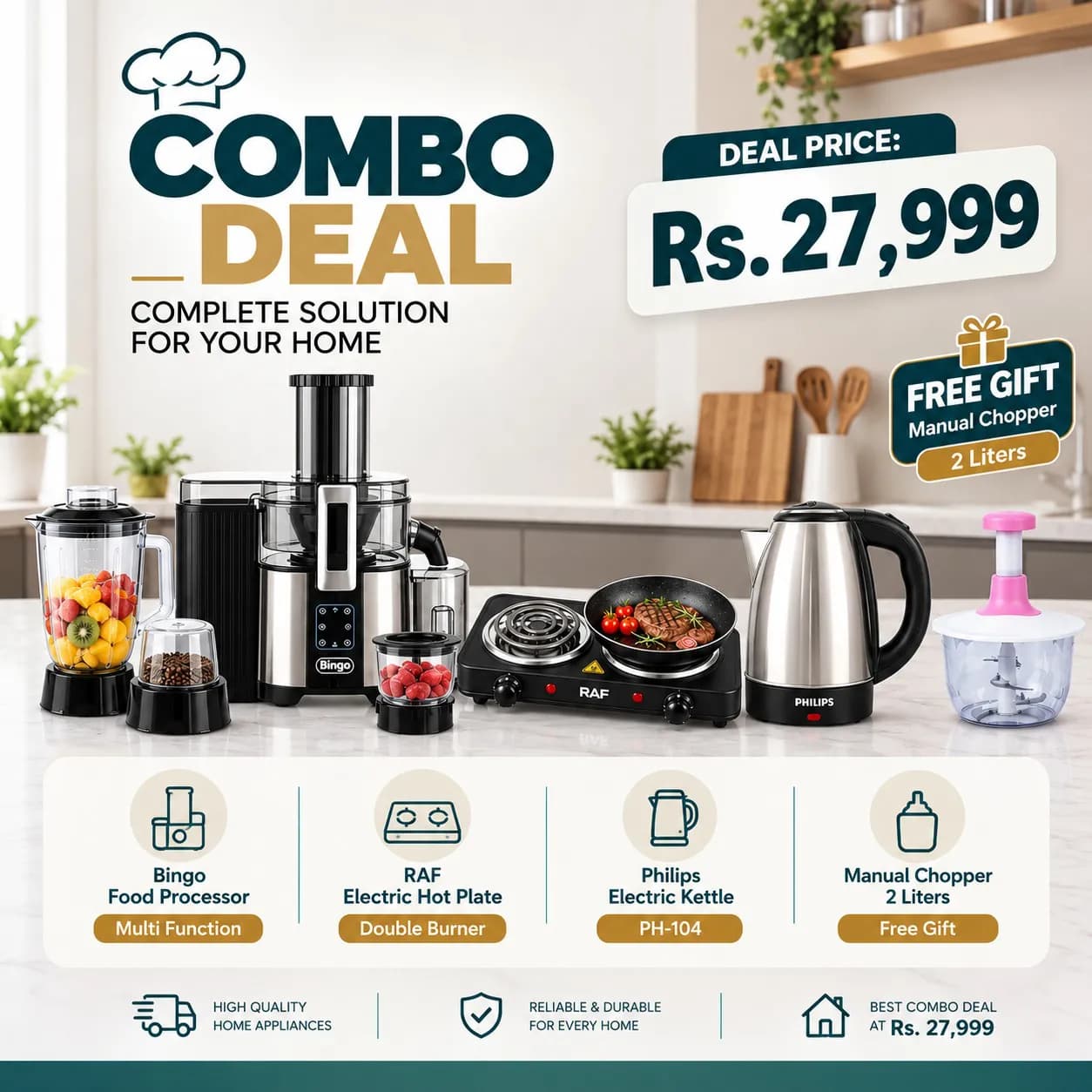 Ultimate Home Appliances Bundle Super Saver Combo Deal