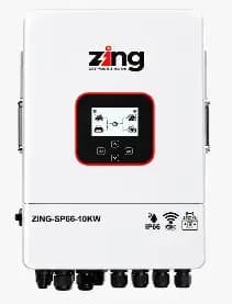 Zing 10KW Single Phase Hybrid Inverter - IP66