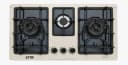 Nasgas Hob DG-444 BK Heavy Gauge Non Magnet Steel Top