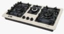 Nasgas Hob DG-444 BK Heavy Gauge Non Magnet Steel Top