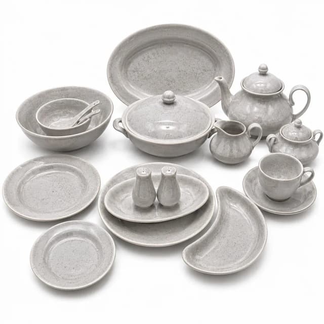 Luxury 72-Piece Glow Speckled Dinnerware Set