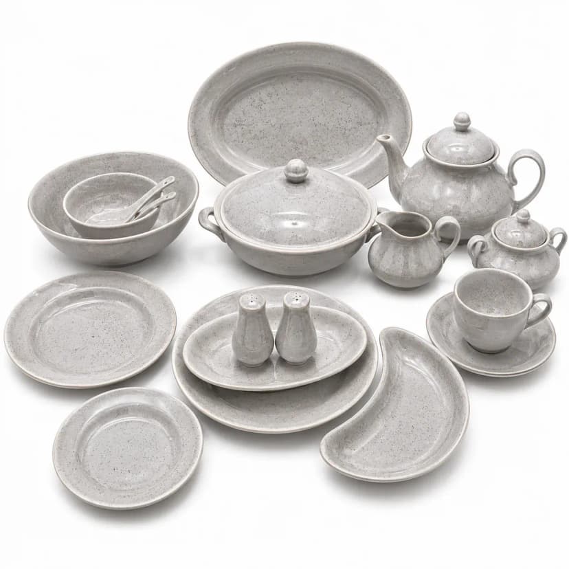 Luxury 72-Piece Glow Speckled Dinnerware Set