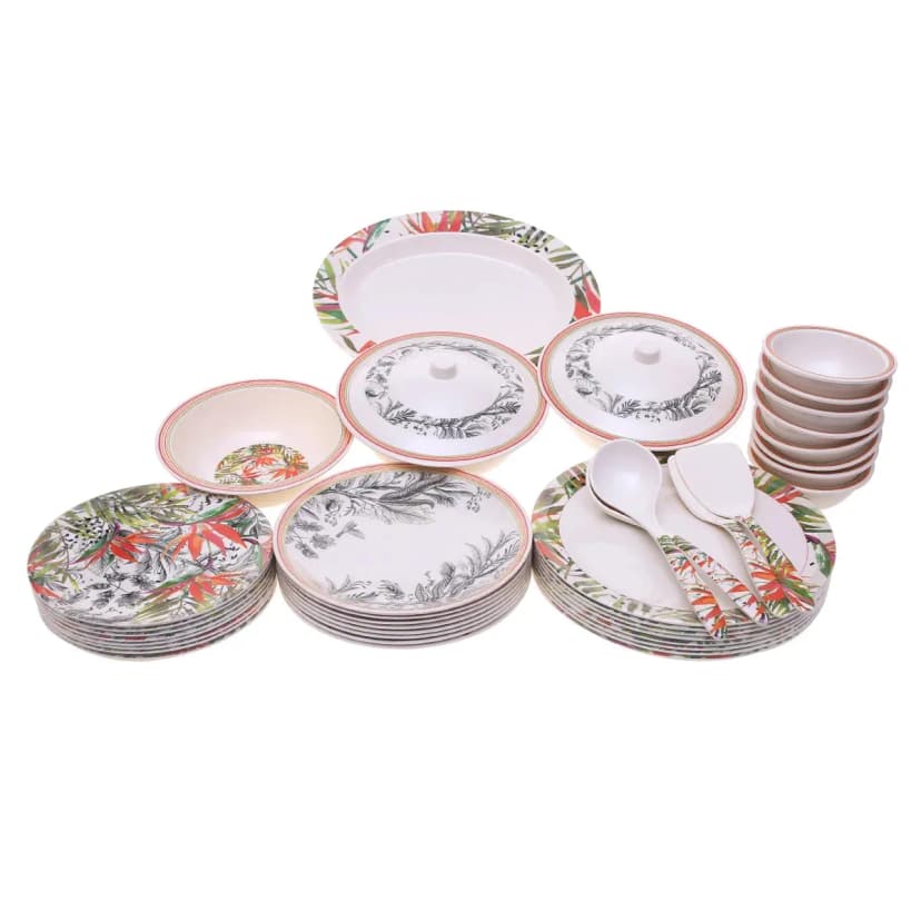 Tropical Melamine Tableware Collection