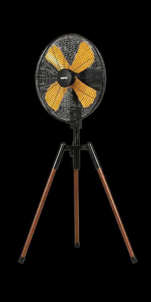 Super Asia Tripod Fan 18 Inches Low Energy Consumption Strong Air Throw Noisless Operation