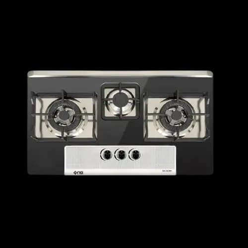Nasgas Built In Hobs DG-222 BK (Steel Top)