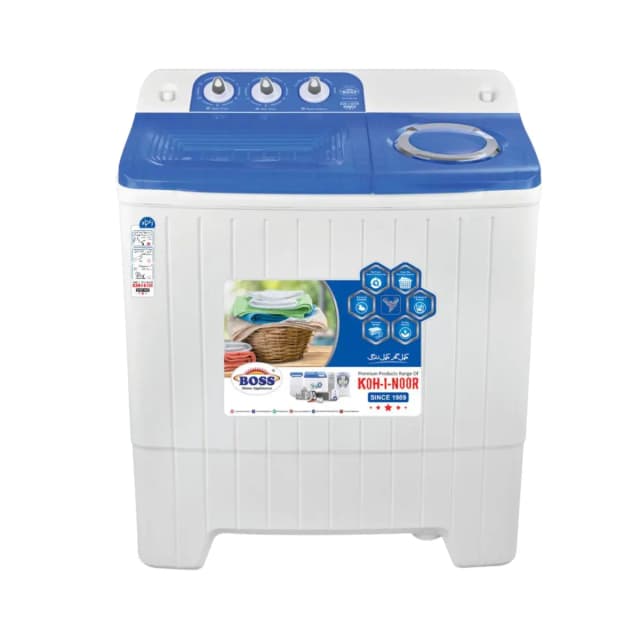 KE 6550 BSS Boss Twin Tub Steel Spinner Washing Machine