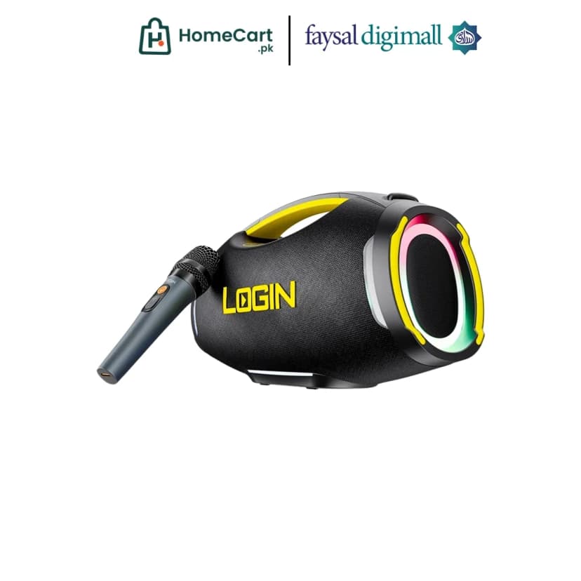 Login 250W RMS 6hrs playback Wireless Mic L-276 Vibe OG Wireless Speaker
