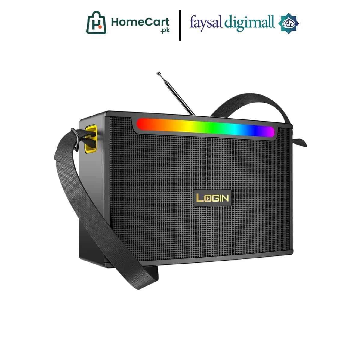 Login 12W RMS Solar Charging FM Radio L-272 Classico Wireless Speaker