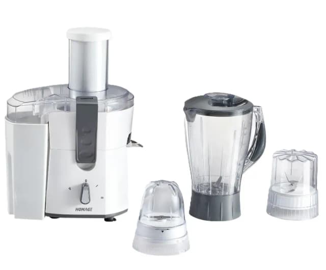 Homage Power Juicer HPJ-504A0 - 4-in-1 Juicer, Blender, Grinder, Chopper