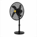 Super Asia AC DC Pedestal Fan 24 Inch Best Air Throw Due to Specially Designed Blades