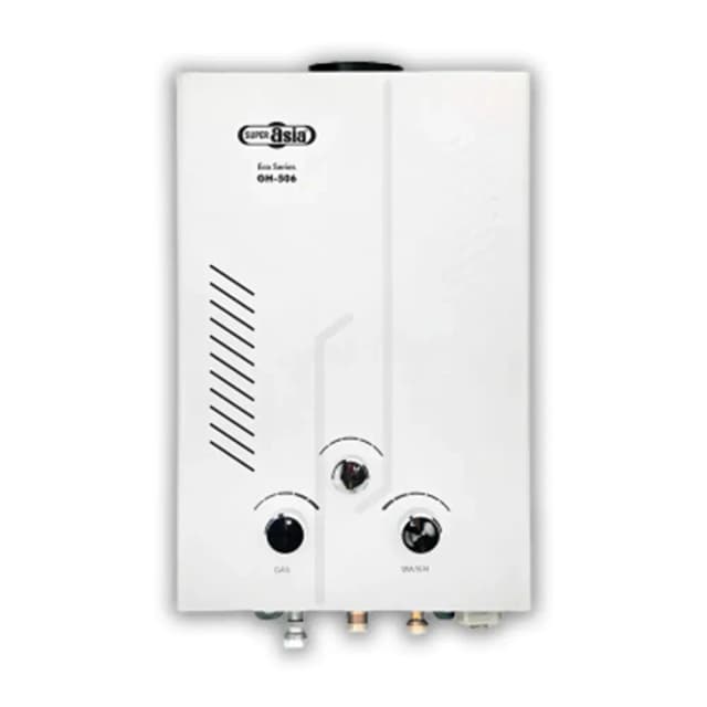 Super Asia Instant Gas Geyser 6 Liters GH-506Di