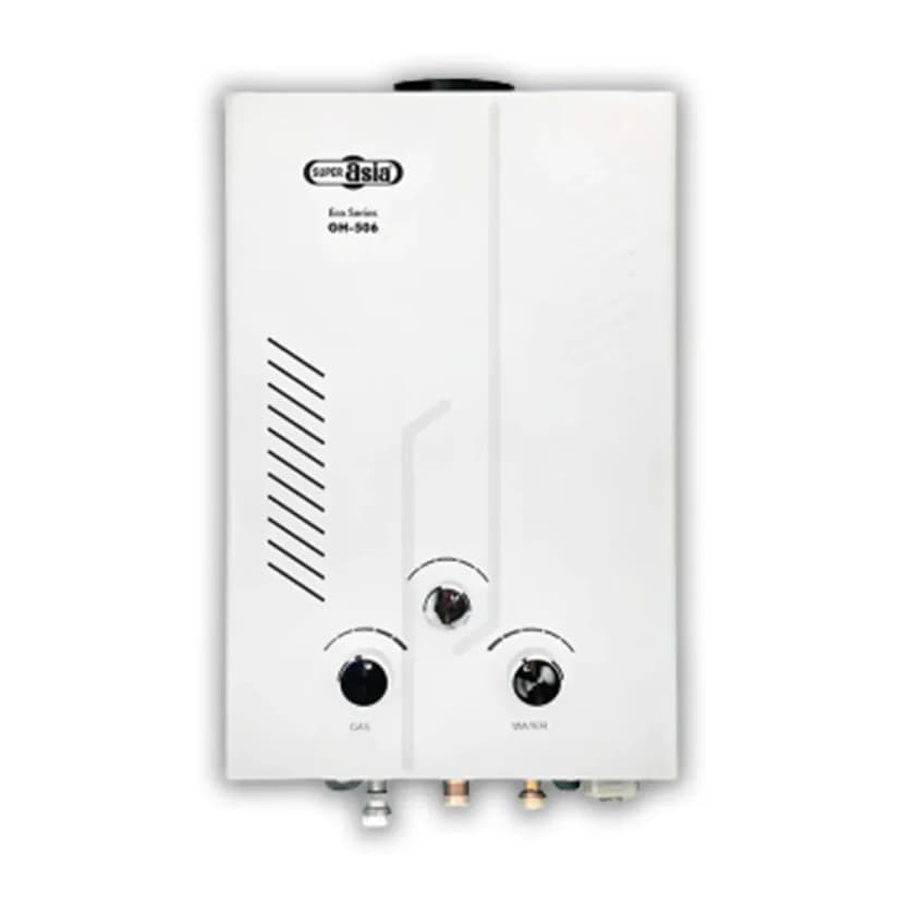 Super Asia Instant Gas Geyser 6 Liters GH-506Di