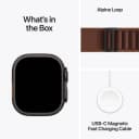Apple Watch Ultra 4 49MM Black Titanium Burgundy Alpline Loop