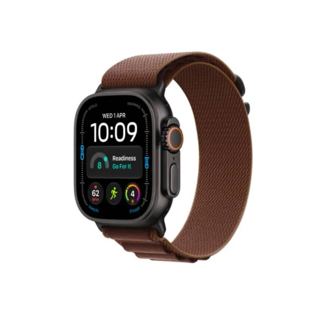 Apple Watch Ultra 4 49MM Black Titanium Burgundy Alpline Loop