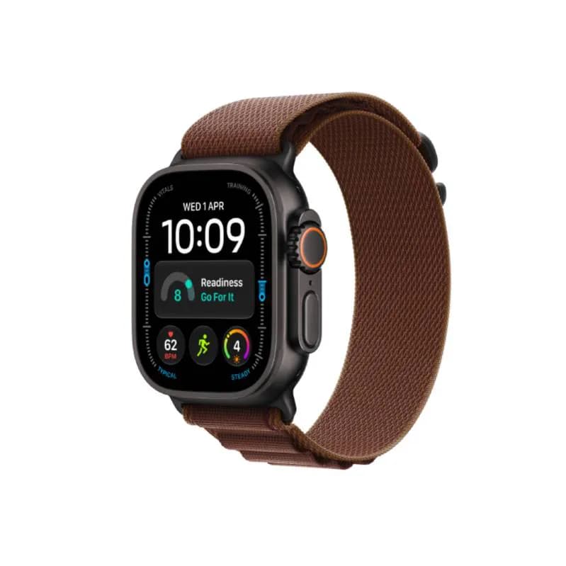 Apple Watch Ultra 4 49MM Black Titanium Burgundy Alpline Loop