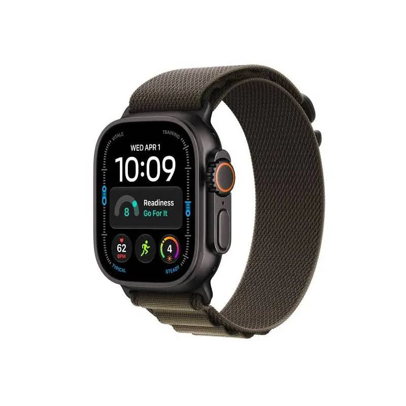 Apple Watch Ultra 4 49MM Black Titanium Dark Olive Alpline Loop