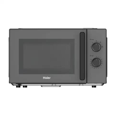 Haier 25L Solo Microwave Oven HMW-26MGH | 800W | Mechanical Knob Control | Speed Defrost | 5 Power Levels | Glass Turntable | Official Warranty