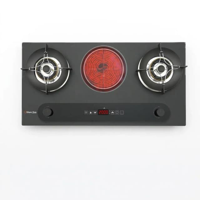 Glam Gas Gas & Electric Dual Energy Hybrid Hob GG-02B-E