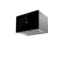 Glam Gas Island Glow Kitchen Hood Pipe-Less Chimney