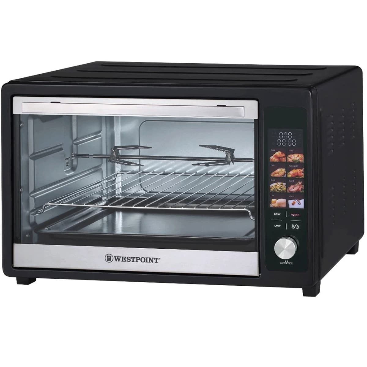 Westpoint Convection Rotisserie Oven with Kebab Grill (WF-5600RKCE)