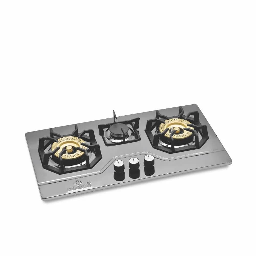3 Star By Golden Fuji Kitchen Built-In Hob ST-3000 – Brass Burner