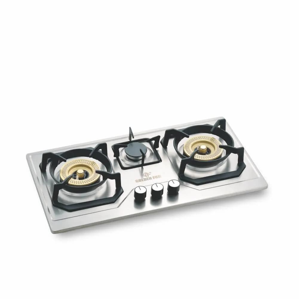 3 Star By Golden Fuji Kitchen Built-In Hob ST-2000 – Brass Burner