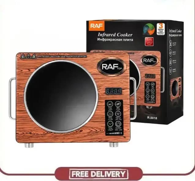 RAF R-8027 Electric Stove 1000W Cooking Cot Plate With Temperature Control Overheat Protection On Installment