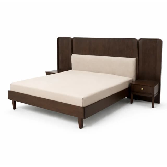 Oaklin King Size Solid Wood Bed