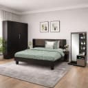 Novak - Bed, Dresser & 3 Door wardrobe