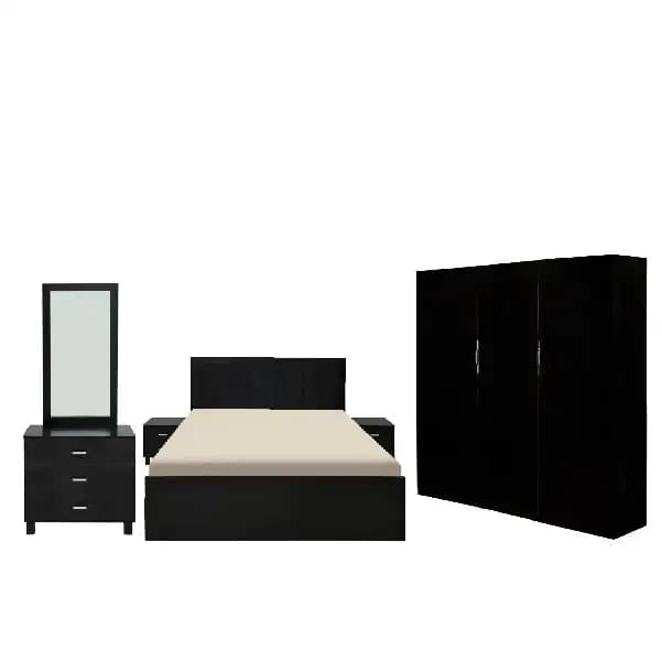 Blair Bundle - Bed, Dresser & 3 Door wardrobe