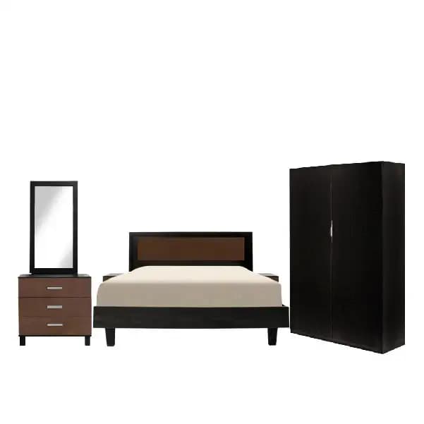 Kenton X - Bed, Dresser & 2 Door wardrobe
