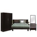 Novak Bedroom Set with Dresser & 2 Door Wardrobe