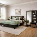 Novak Bed with sides & Dresser