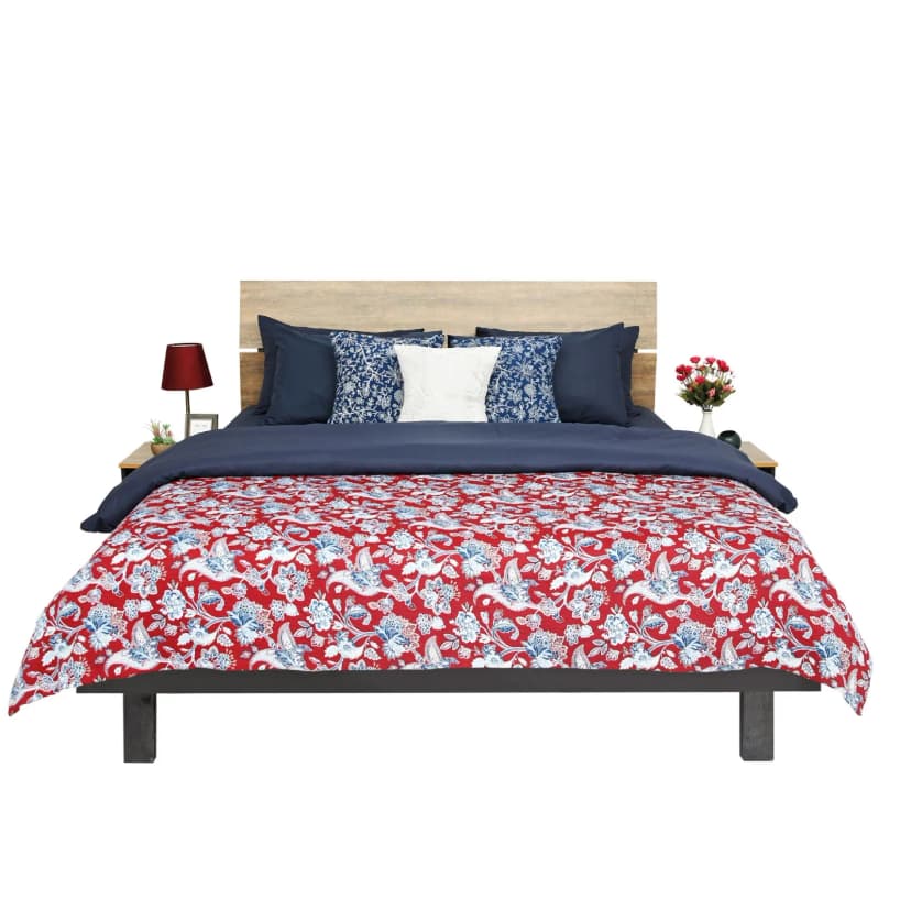 Shane King Size Bed with Two Side Tables