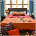 Franklin Bed With Two Side Tables