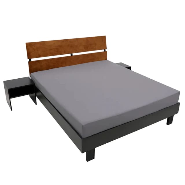 Shane King Size Bed & Dresser with Padding