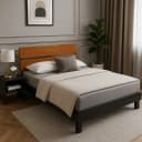 Shane King Size Bed & Dresser with Padding
