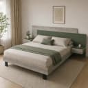 Hyphen Bed with 2 sides Table