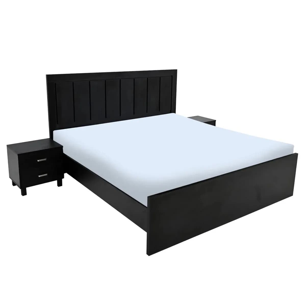 Blair King Size Bed With 2 Side Tables