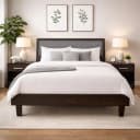 Carter King Size Bed with 2 Side Tables