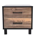 Flamingo King Size Bed with 2 Side Tables